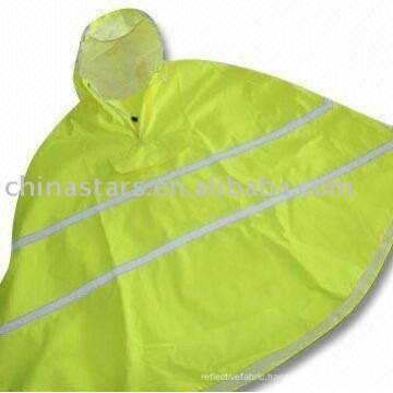 high visibility reflective safety rainwear